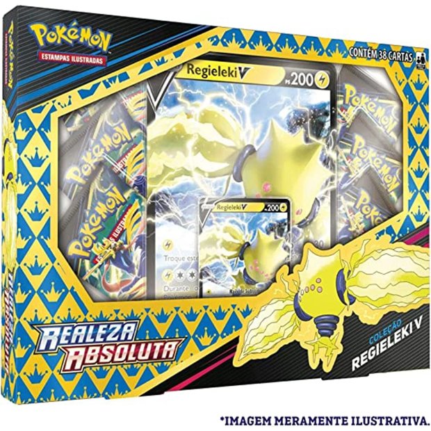 Box Pokémon- Realeza Absoluta Regieleki V - Copag