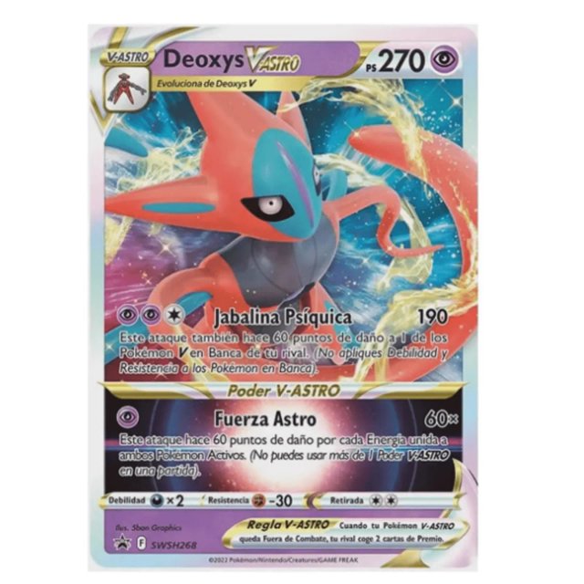 Box Pokémon Coleção De Batalhas Deoxys VMAX E V-ASTRO : .com