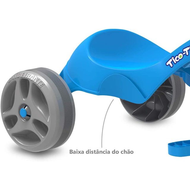 Triciclo Infantil Bandeirante Tico Tico - Azul em Promoção na Americanas