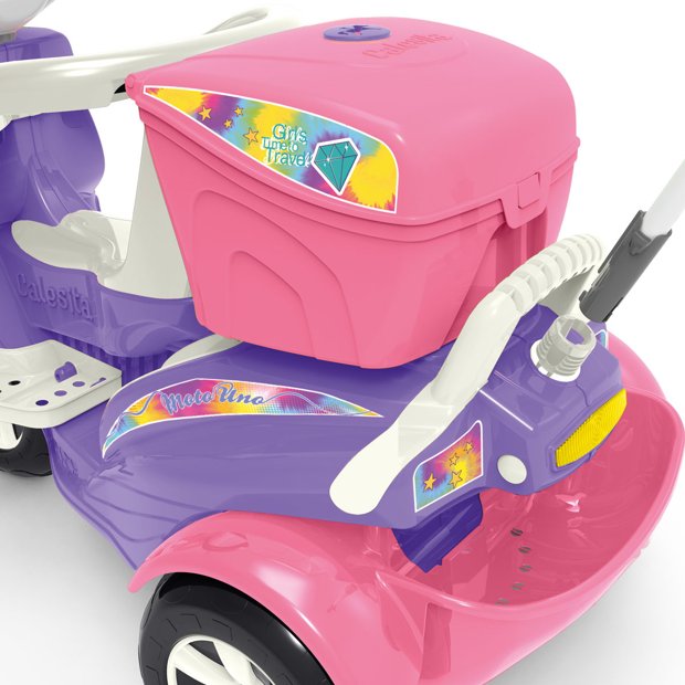 Motoca Totoca Carrinho Moto Infantil Menina Passeio Rosa Calesita Triciclo  Overlar: Produtos para sua casa, móveis, tecnologia, brinquedos e  eletrodomésticos