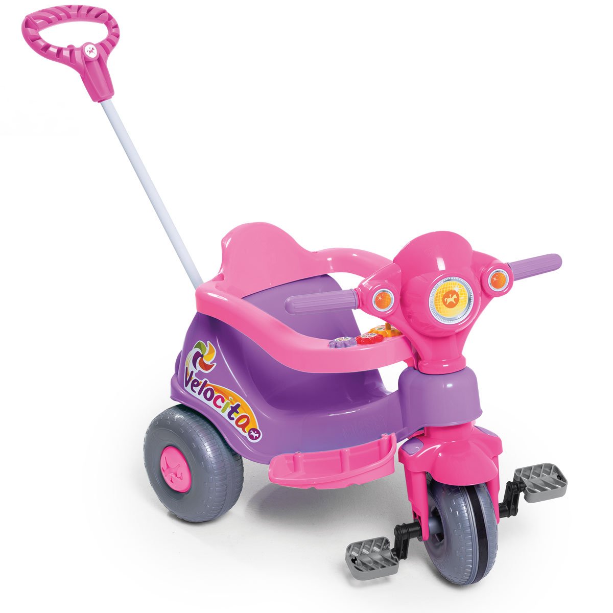 Triciclo Infantil Calesita Velocita Classic - 2 Em 1 - Pedal