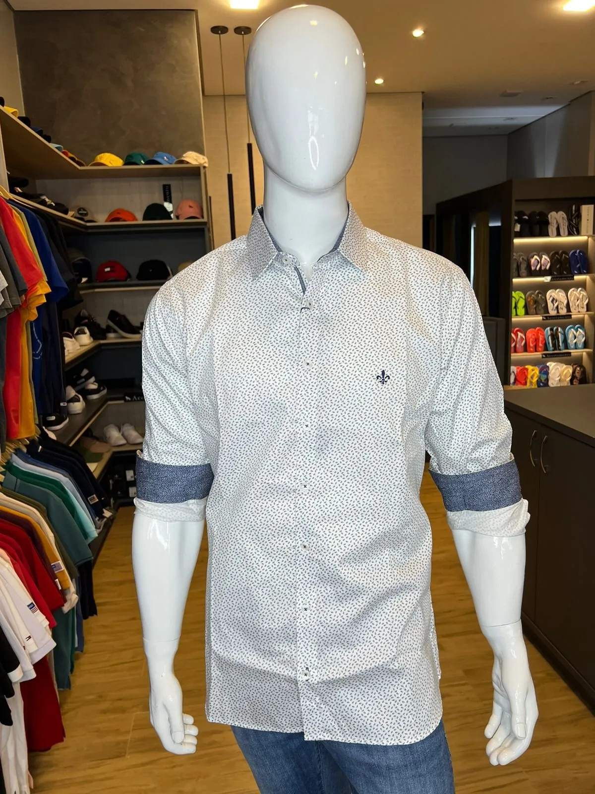 Camisa social 2024 slim fit dudalina