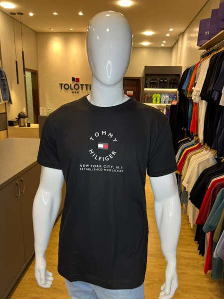 Camiseta Tommy Hilfiger Vermelho Basica - New Man Store