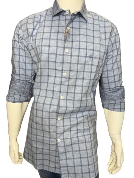 Camisa Concept Fio Tinto Xadrez Masculina Individual 53.04.2400