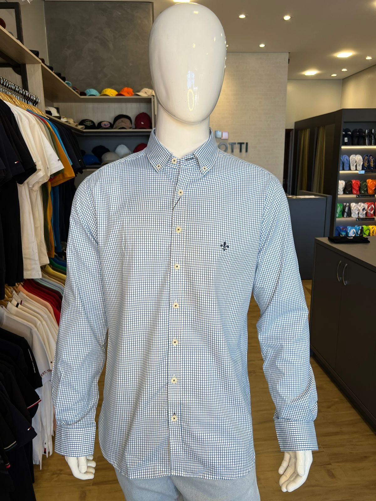 Camisa xadrez fashion dudalina