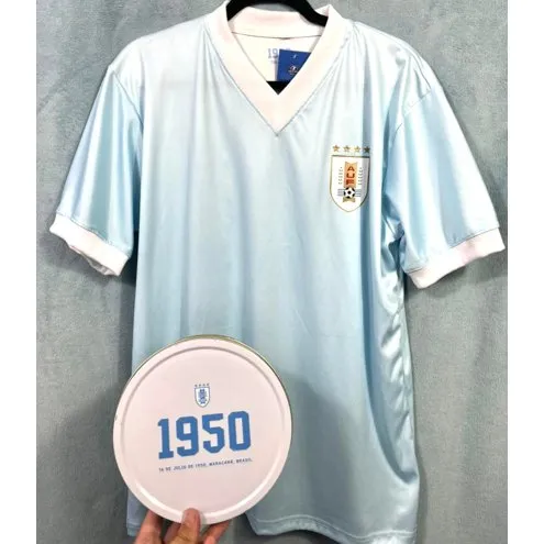 Camisa da Seleção do Uruguai 2025-75 Anos Maracanazo
