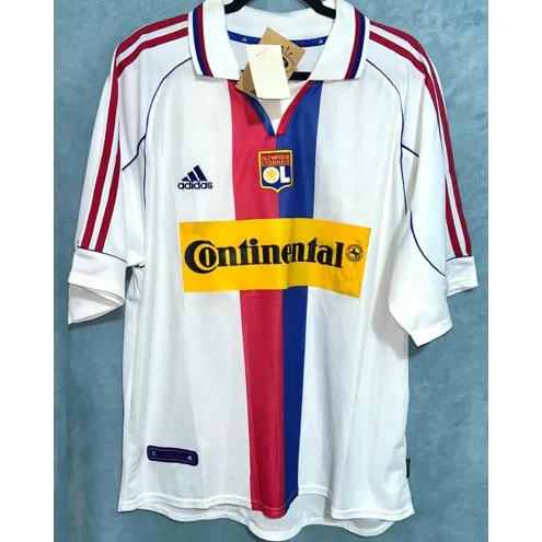 Camisa do Lyon 2000/01 Home- Edmilson