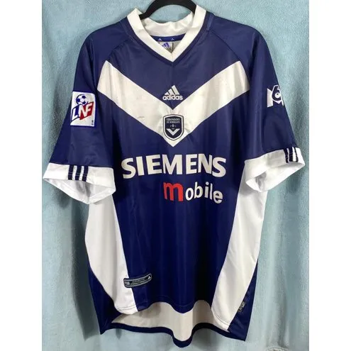 Camisa do Bordeaux De jogo - 2001- Home - Dugarry