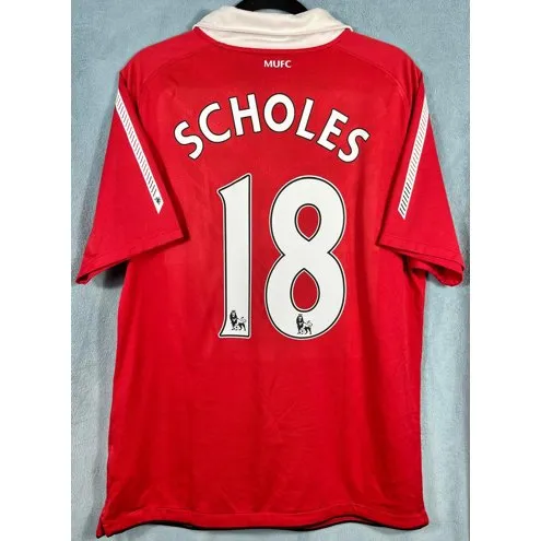 Camisa do Manchester United 2010/11 Home- Scholes