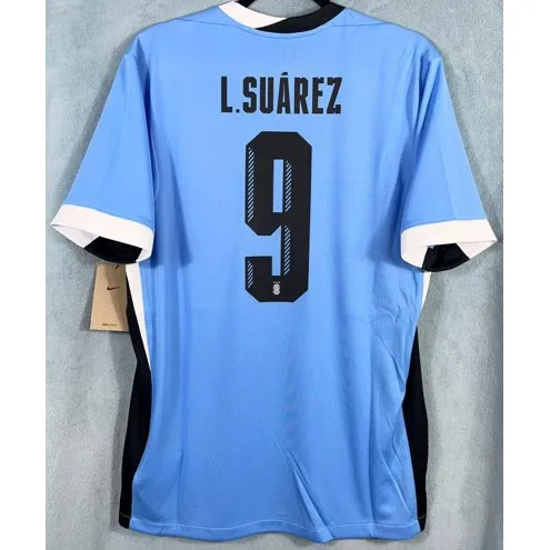 Camisa da Seleção do Uruguai 2024/25 Home- Suárez