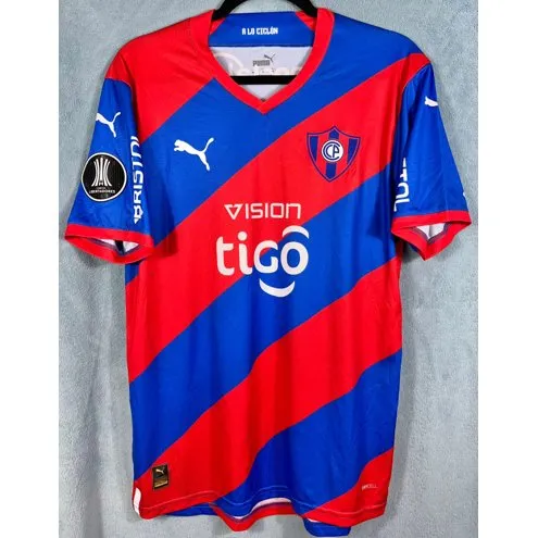 Camisa do Cerro Porteño De Jogo 2023 Home- Del Valle