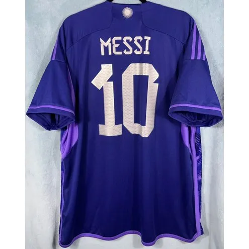 Camisa da Seleção da Argentina Copa 2022 Away- Messi