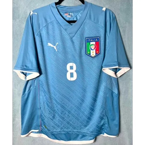Camisa da Seleção da Itália 2009 Home- Gattuso