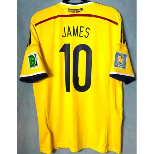 Camisa da Seleção da Colômbia Copa 2014 Home- James Rodriguez