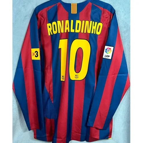 Camisa do Barcelona 2005/06 Home - Ronaldinho