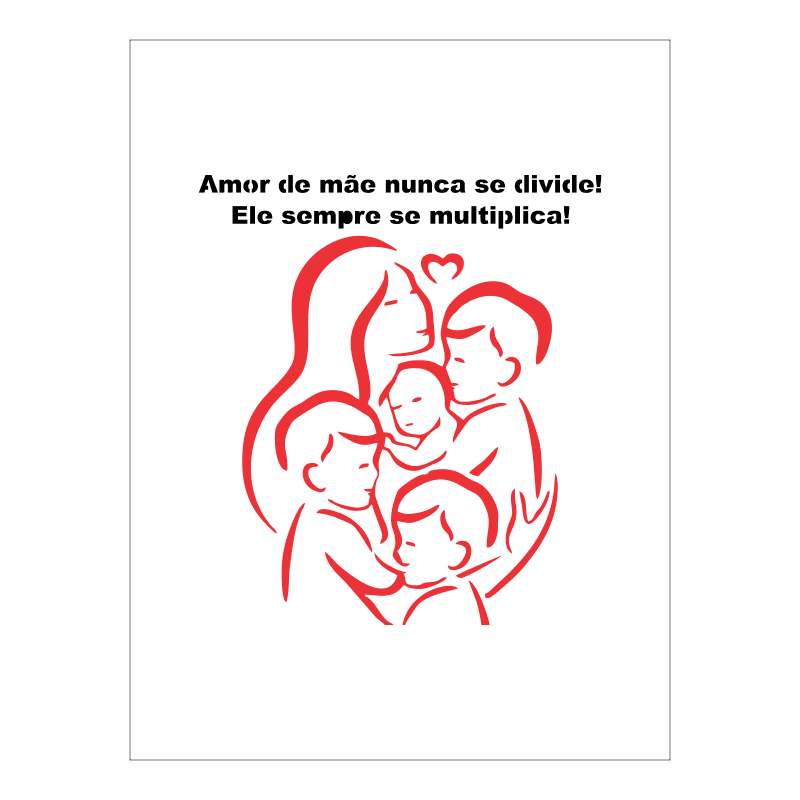 Stencil É preciso amor pra poder pulsar - 15x20 - Ref A2622