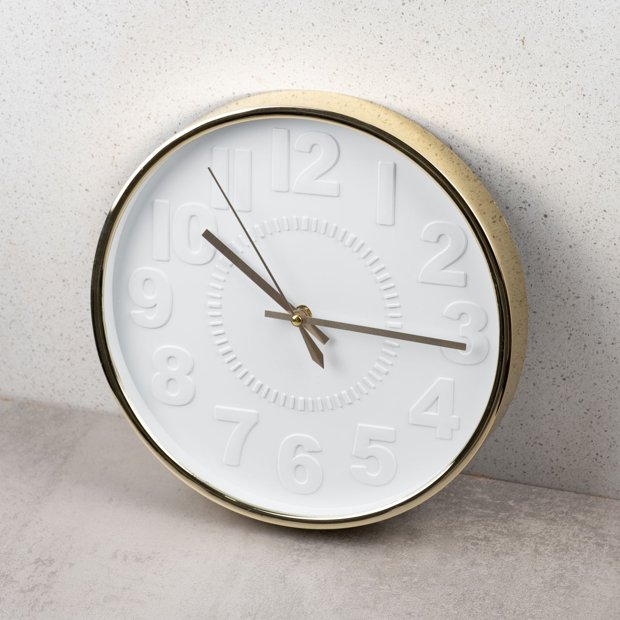 4x Orologio da parete blu con pendolo 24x5,5x37,5h