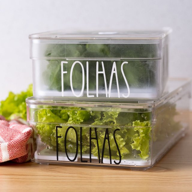 ORGANIZADOR DE GELADEIRA SCRIPT - FOLHAS