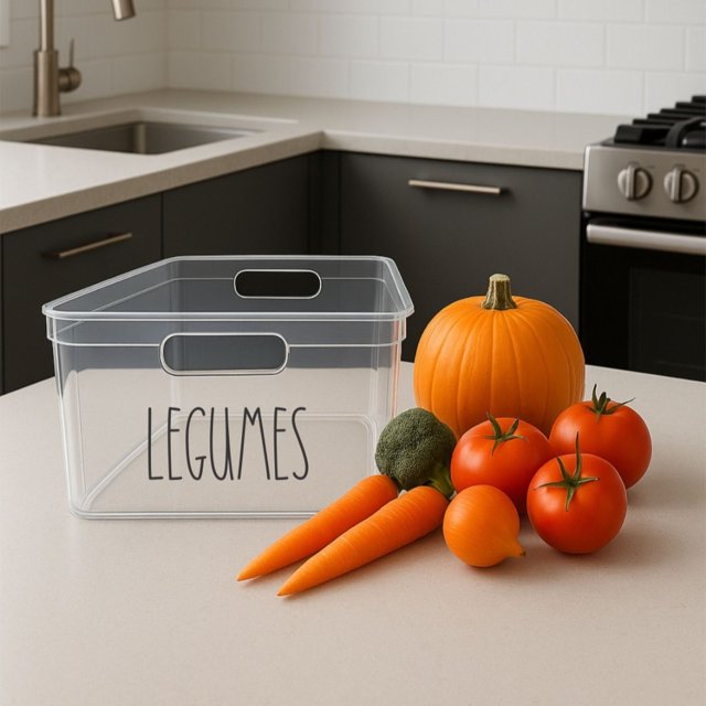 ORGANIZADOR DE GELADEIRA SCRIPT - LEGUMES | 103 store