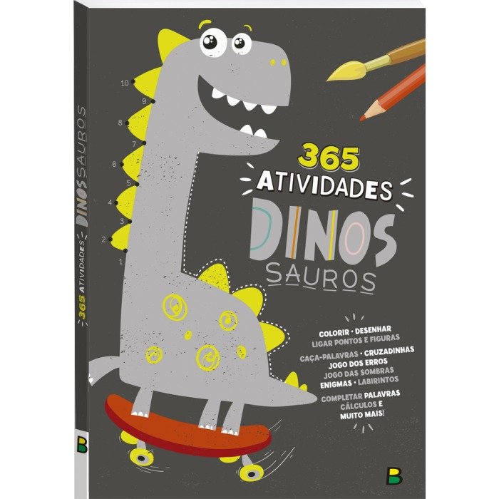 Livreto de atividades sobre dinossauros < Livreto de atividades > -  Português