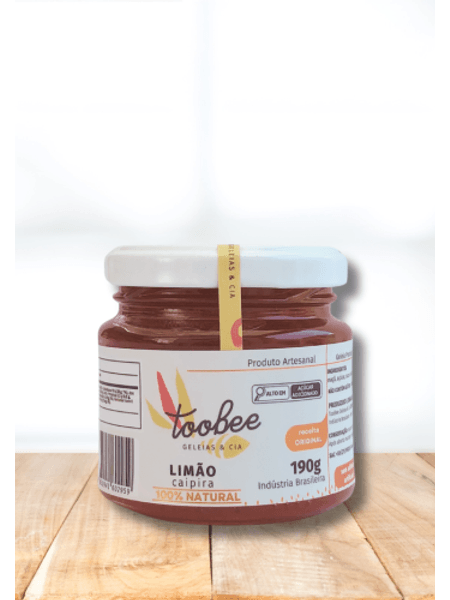 Geleia de Limão Caipira 190g | TooBee Store