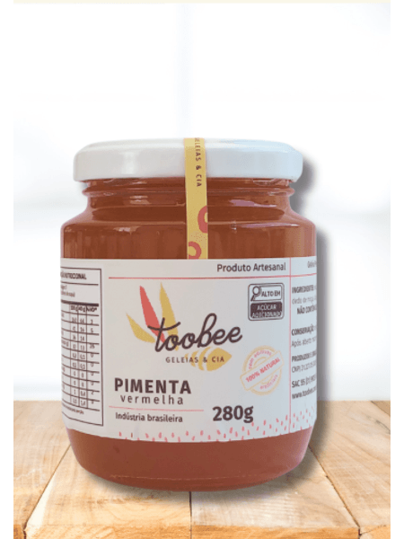 Geleia de Pimenta Vermelha 280g | TooBee Geleias e Cia