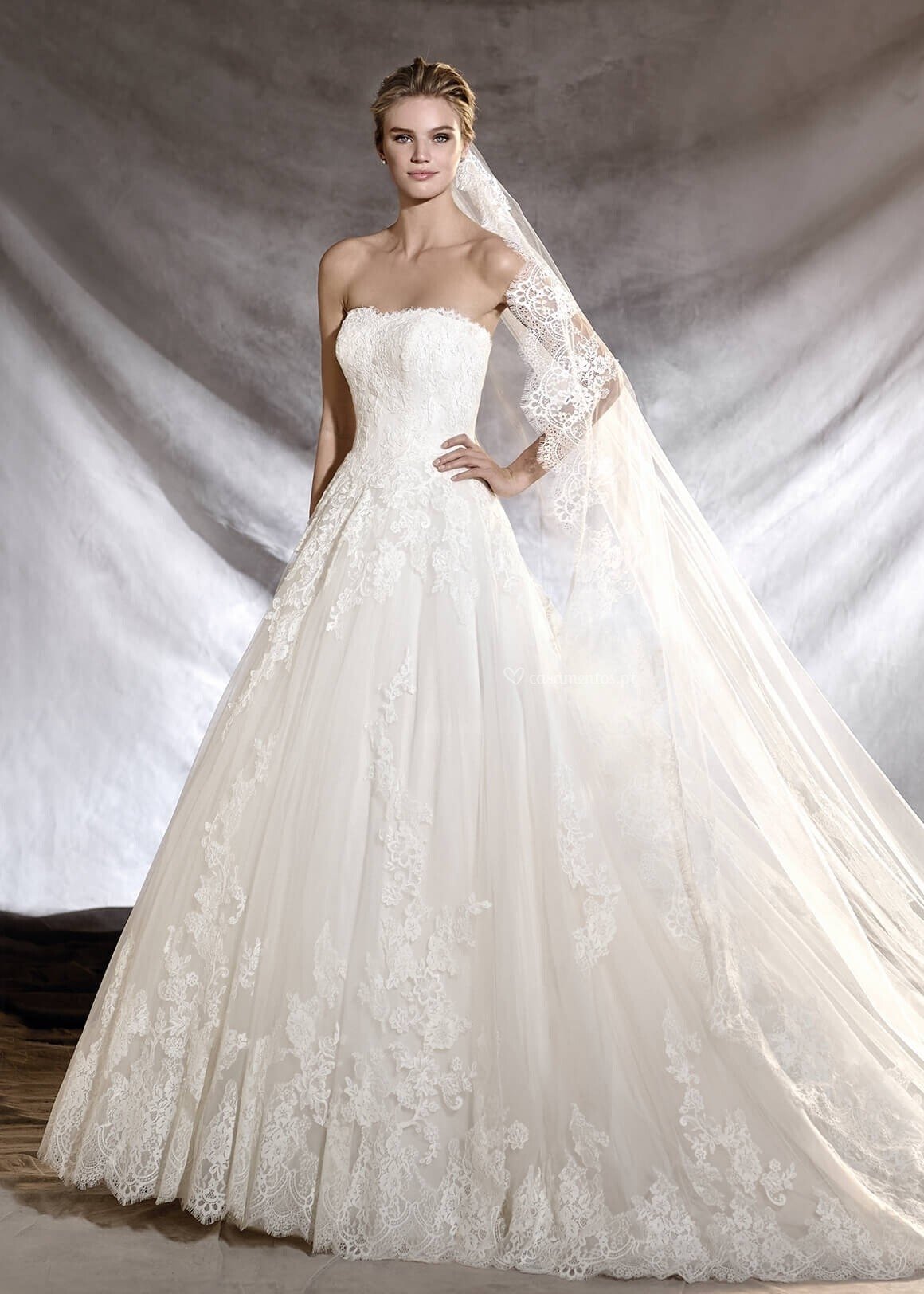 Vestido de Noiva Amor Perfeito Princesa - Cód: 949V