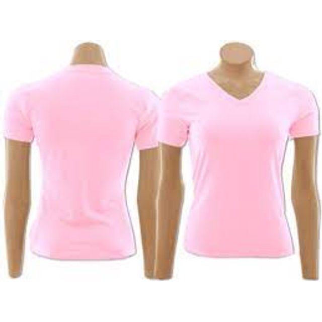 Camiseta de Poliéster Rosa (P/ Sublimação)
