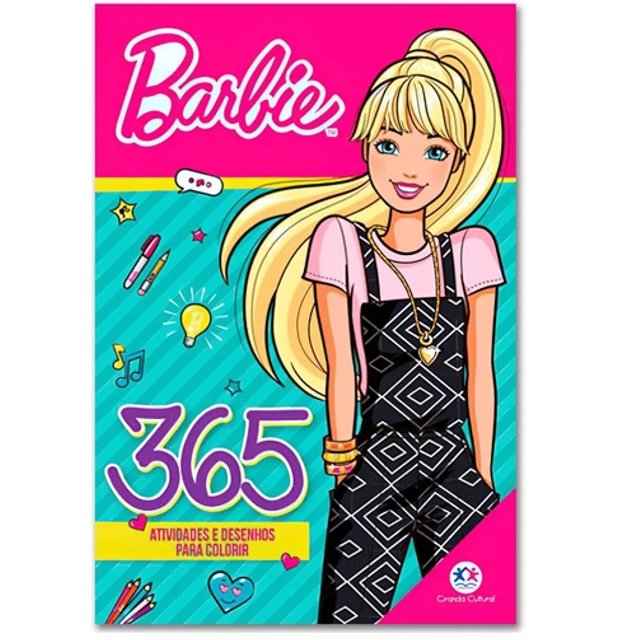 Livro para colorir 365 desenhos Barbie - Lapi Papelaria