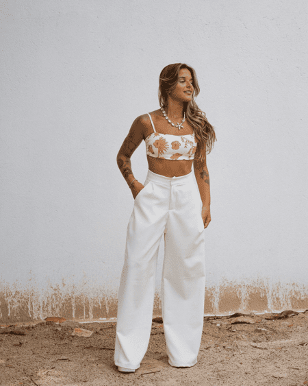 Pantalona CalÇa Amarrada Na Cintura Nome CALÇA PANTALONA CLÁSSICA