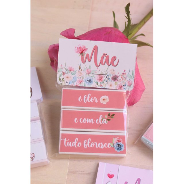 Lembrancinha Dia das Mães Saquinho de Bis Imaginativa