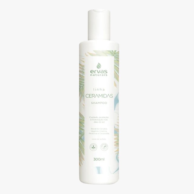Shampoo Capilar Ervas Naturais Linha Ceramidas 300ml