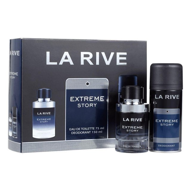 Kit Perfume Masculino La Rive Extreme Story Eau de Toilette 75ml + Desodorante 150ml
