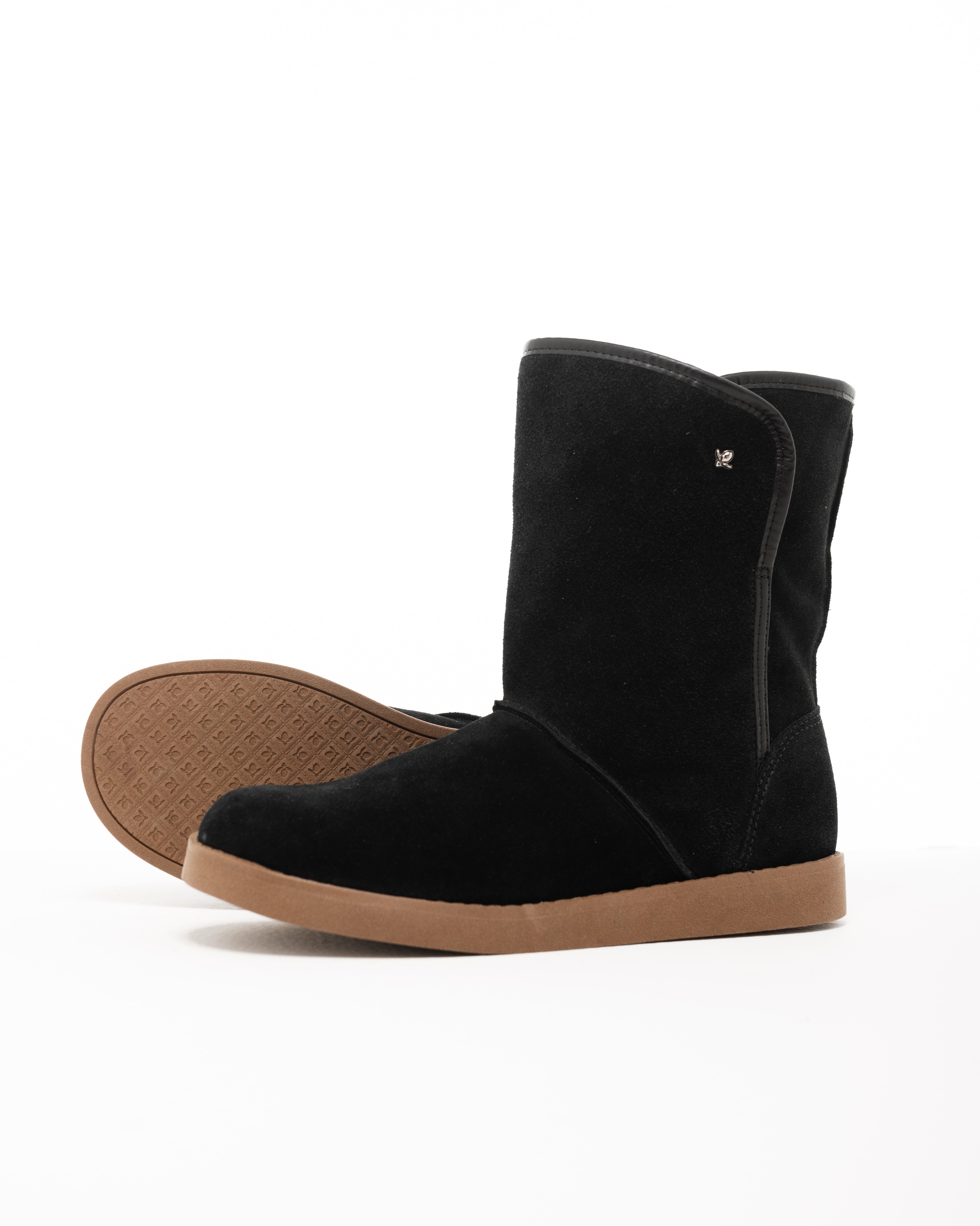 Bota couro camurça com pelinho best sale caramelo kipling