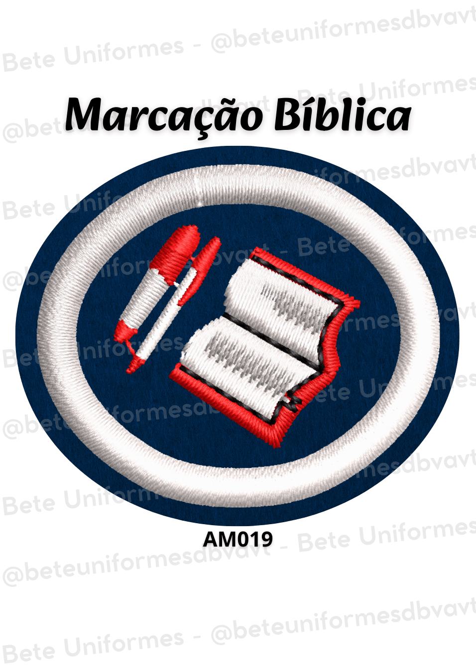 Marcação Bíblica - AM019 - Especialidade de Desbravadores | Bete Uniformes