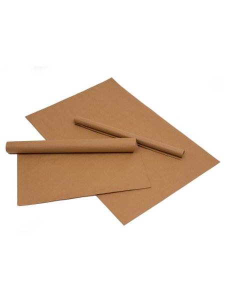 Papel Kraft Folha 66x96cm 80g Natural Papelaria Ideal Store 3519