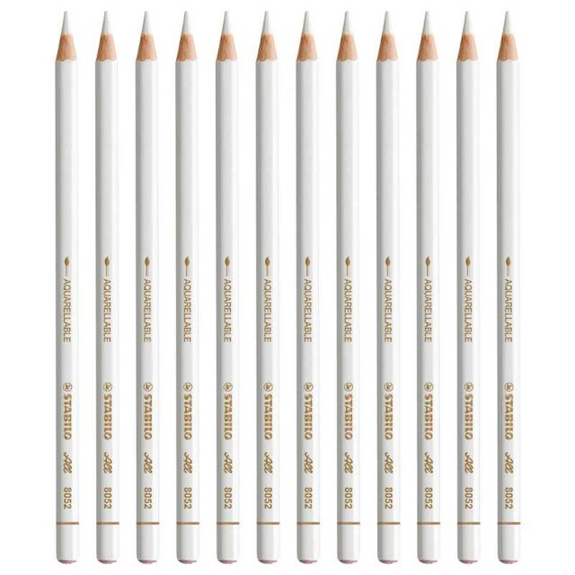 Lápis Branco Aquarelável All 8052 Stabilo | Donadane Papelaria ®