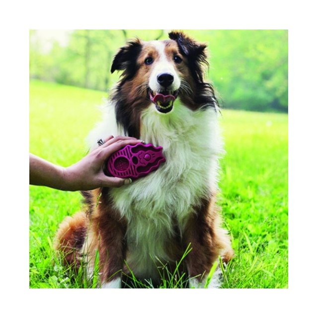 Escova Kong Zoomgroom Boysenberry G | Three Pets