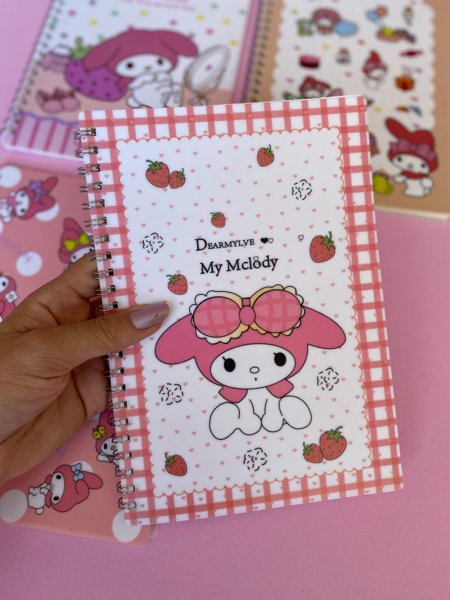Caderno A5 my melody | Milly paper