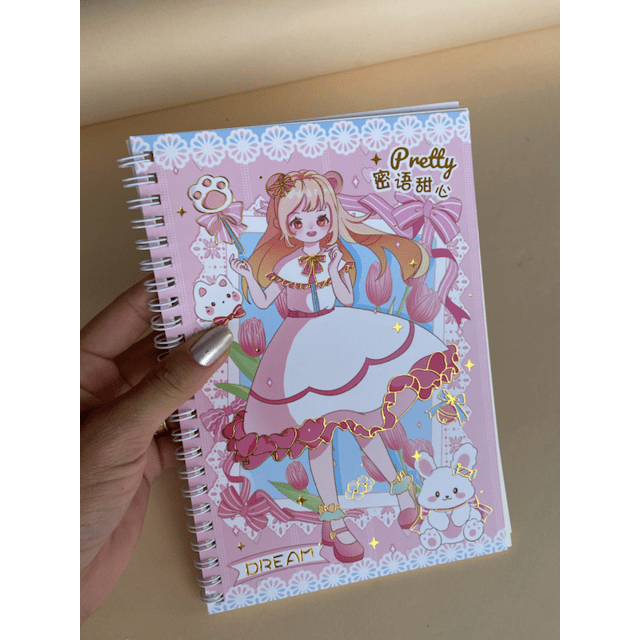 Caderno A5 kawaii | Milly paper