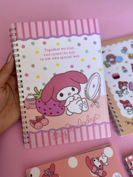 Caderno A5 my melody | Milly paper