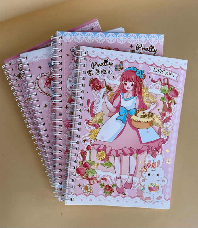Caderno A5 kawaii | Milly paper