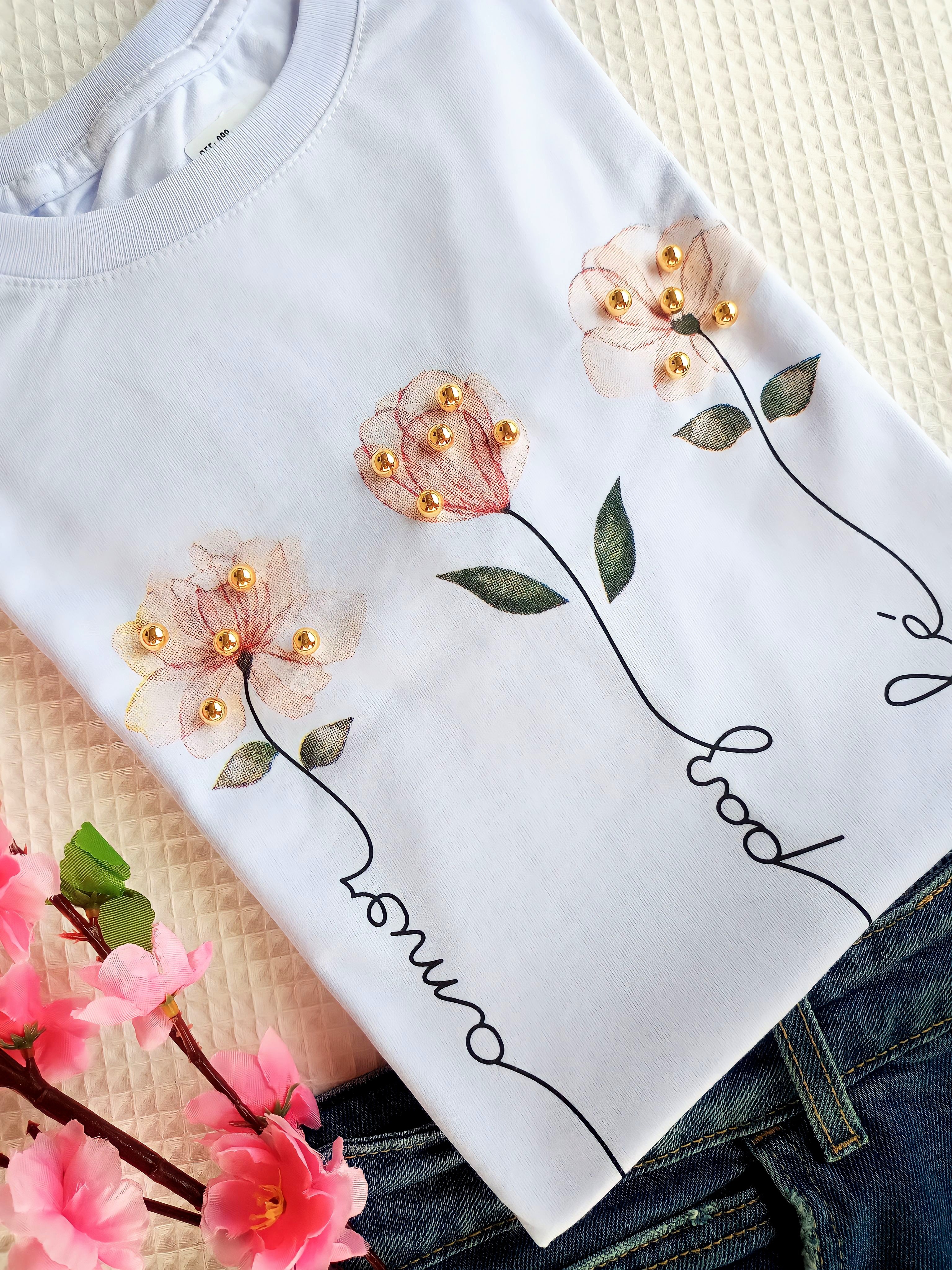 T'Shirts super estilosas - Flor de Lótus Moda Feminina