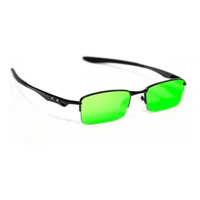Óculos de Sol Lupa do Vilão Mandrak Verde Armação Toda em Metal Le