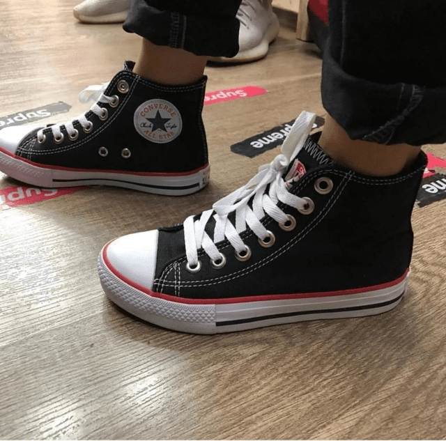 All star cano alto todas best sale as cores