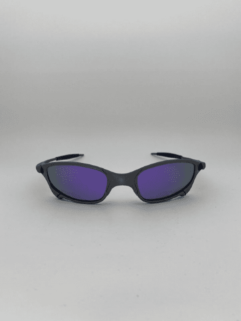 ÓCULOS DE SOL OAKLEY JULIET - LENTE ROXA PURPLE ARMAÇÃO CINZA oakley 78EA7E1