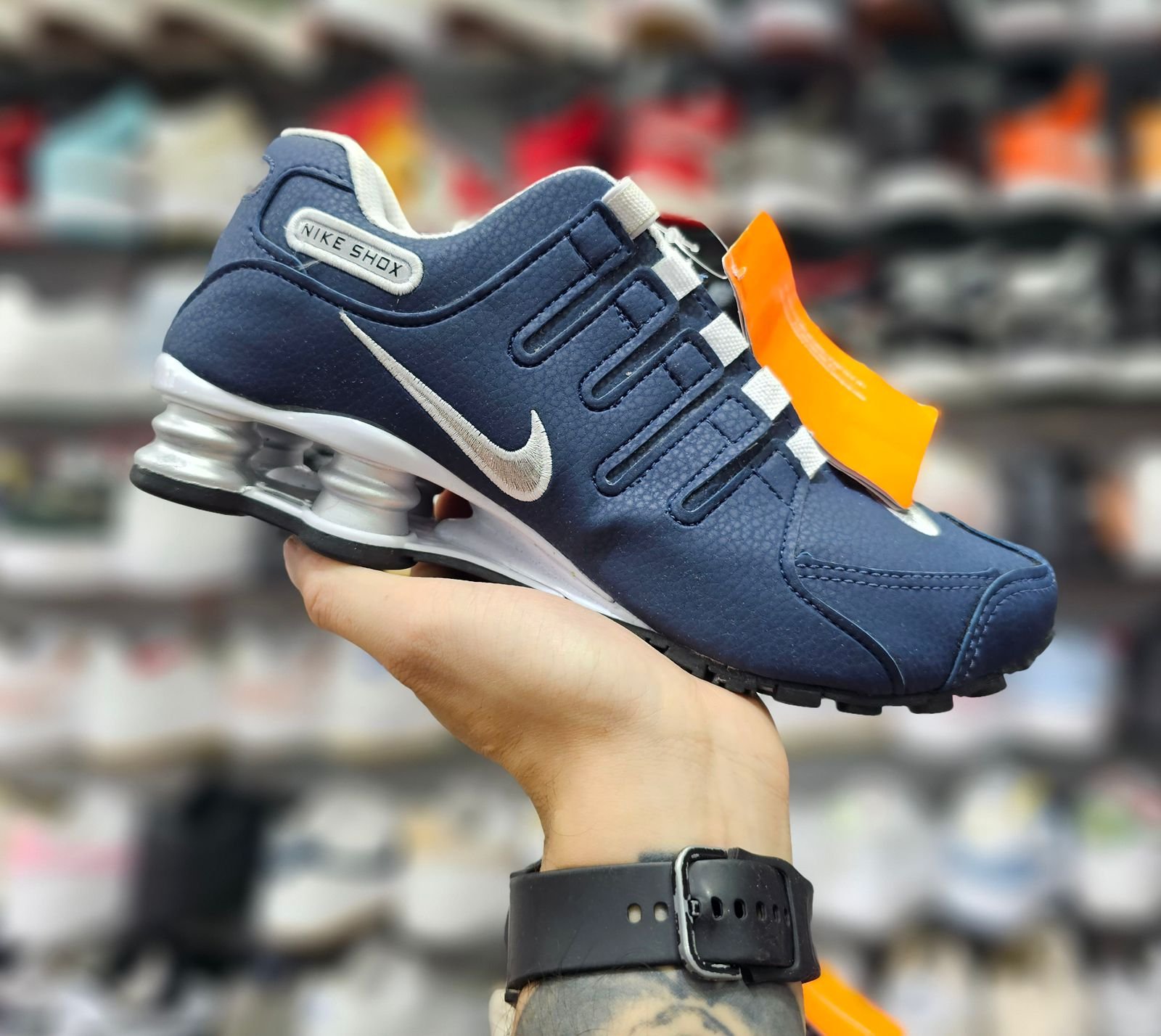 Tênis Masculino Nike Shox Masculino Azul Marinho Tenis Nike