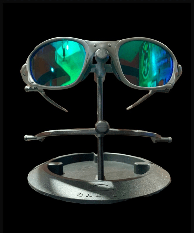 óculos sol juliet grafite verde x Doble metal Oakley - WR8528