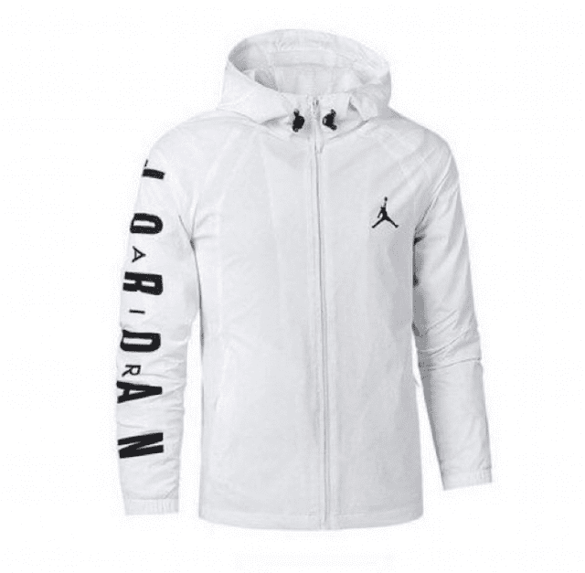 Corta vento branco deals jordan