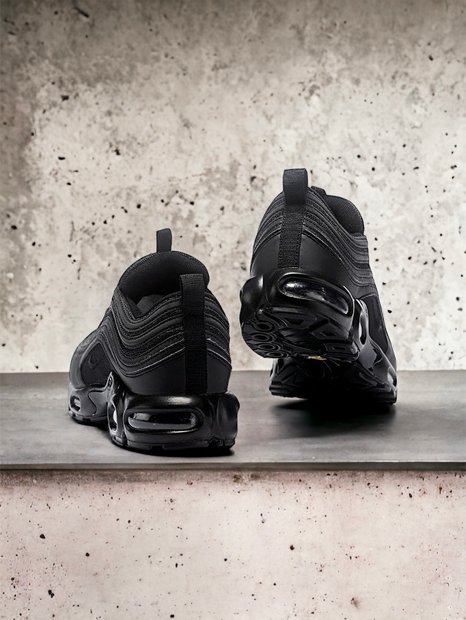 NIKE AIR MAX 97 PLUS PRETO REFLETIVO PL 56431 | WF GRIFES E SURF